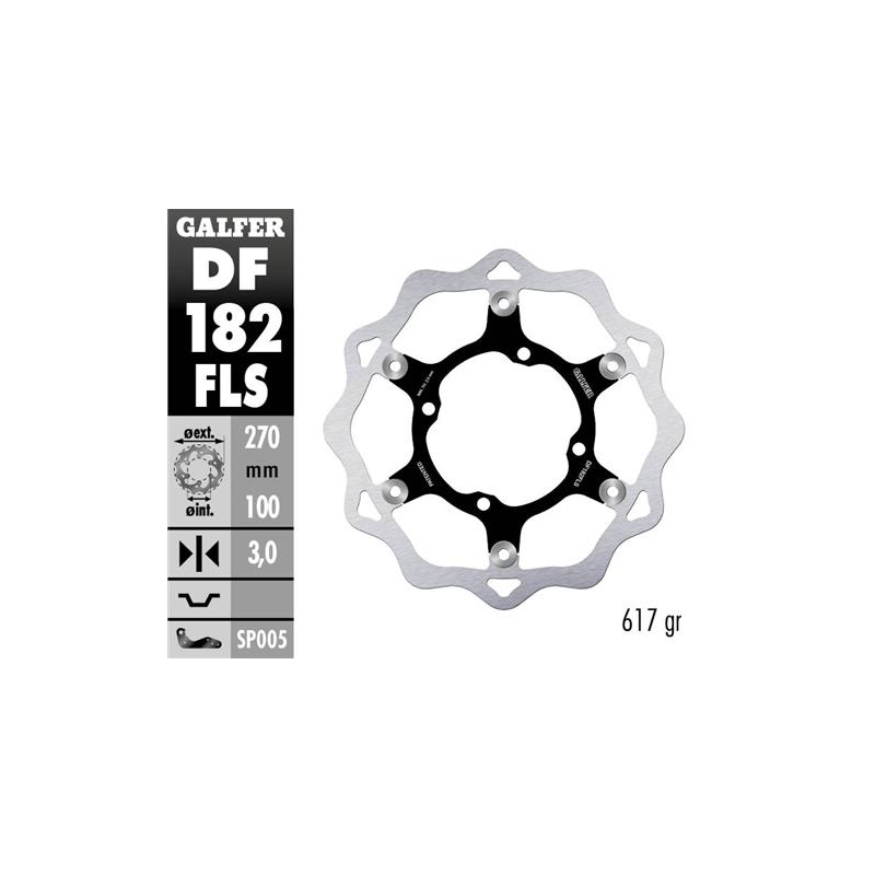 disco freno moto galfer wave flotante 270x3mm df18