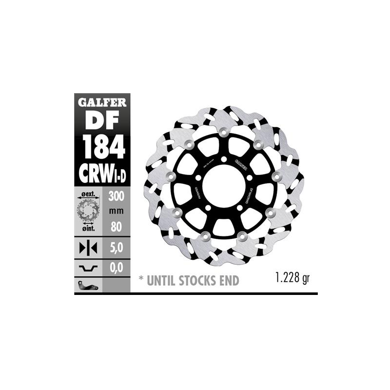 disco freno moto flotante galfer wave df184crwi