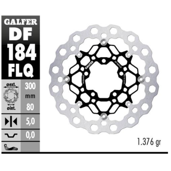 disco freno moto flotante galfer qubic 300x5mm df1