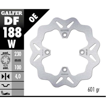 disco freno moto galfer wave fijo 230x4mm df188w
