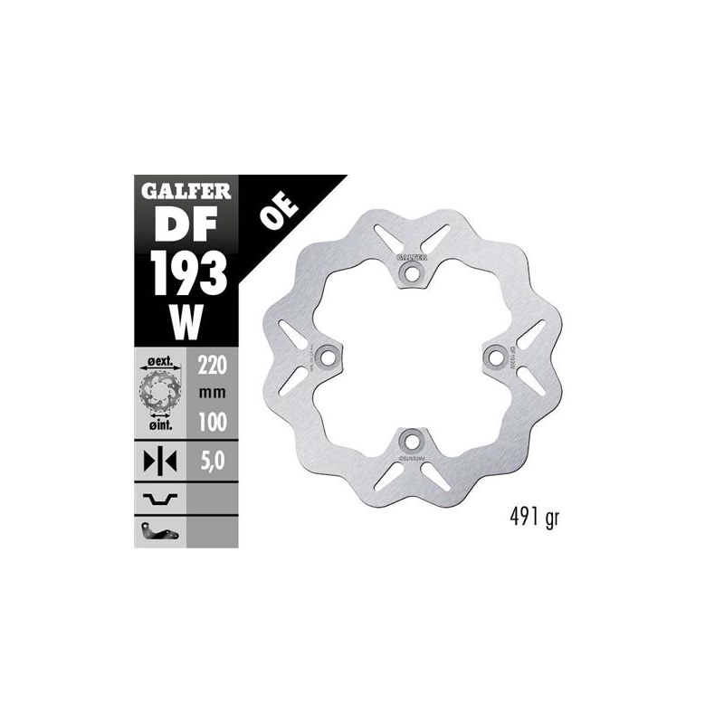 disco freno moto galfer wave fijo 220x4mm df193w