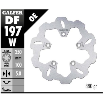 disco freno moto galfer wave fijo 250x5mm df197w