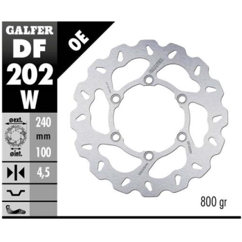disco freno moto galfer wave fijo 240x4 5mm df202w