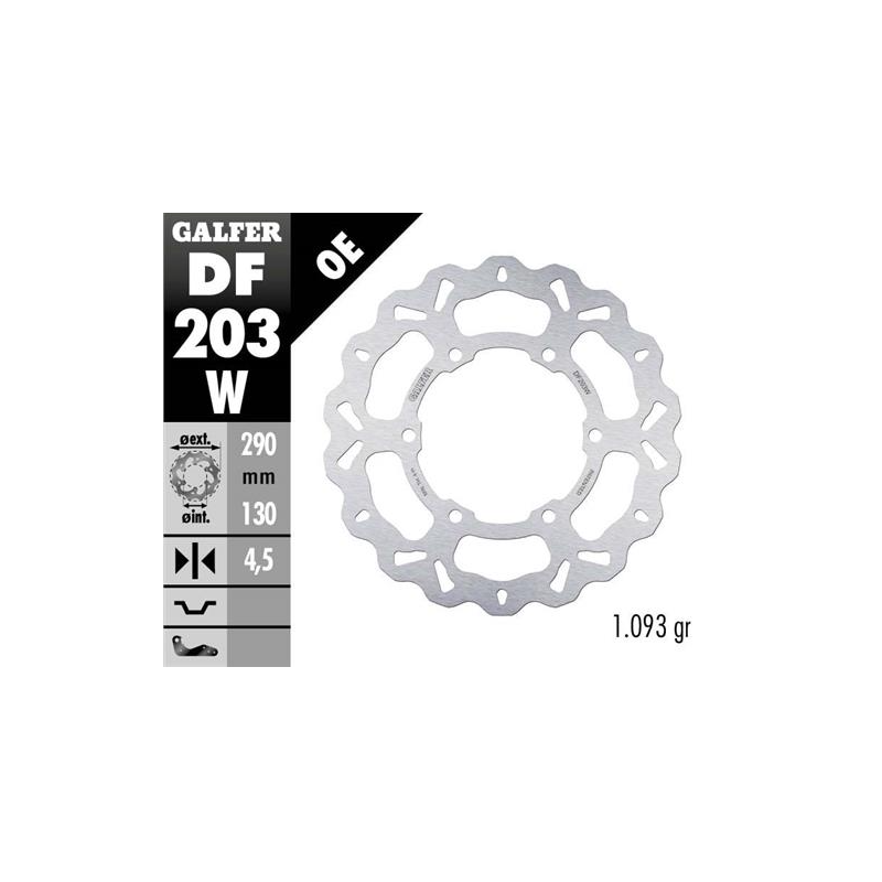 disco freno moto galfer wave fijo 290x4 5mm df203w