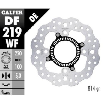 disco de freno trasero kawasaki zx 4r my23 galfer