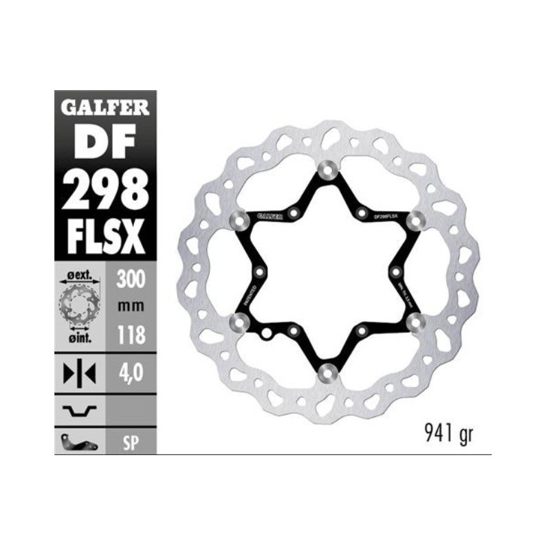 disco de freno delantero flotante yamaha yz df298f