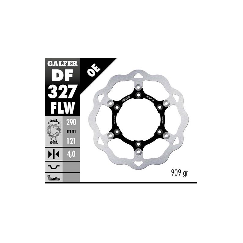 disco freno moto galfer wave flotante 290x4mm df32