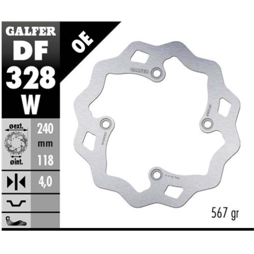 disco freno moto galfer wave fijo 240x4 5mm df328w