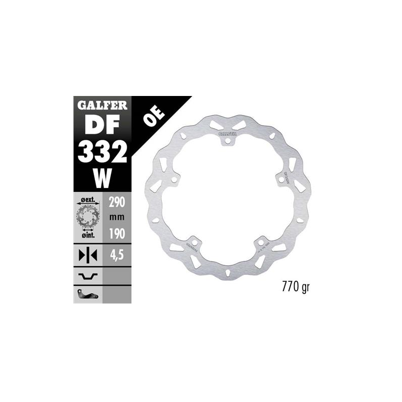 disco freno moto galfer wave fijo 290x4 5mm df332w