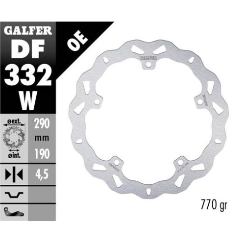 disco freno moto galfer wave fijo 290x4 5mm df332w