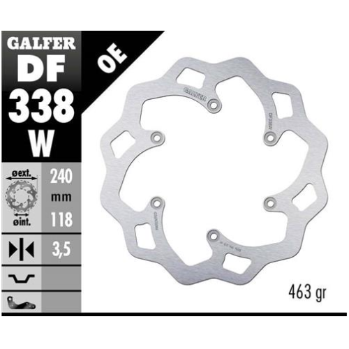 disco freno moto galfer wave fijo 240x3 5mm df338w