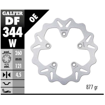 disco freno moto galfer wave fijo 260x4 5mm df344w