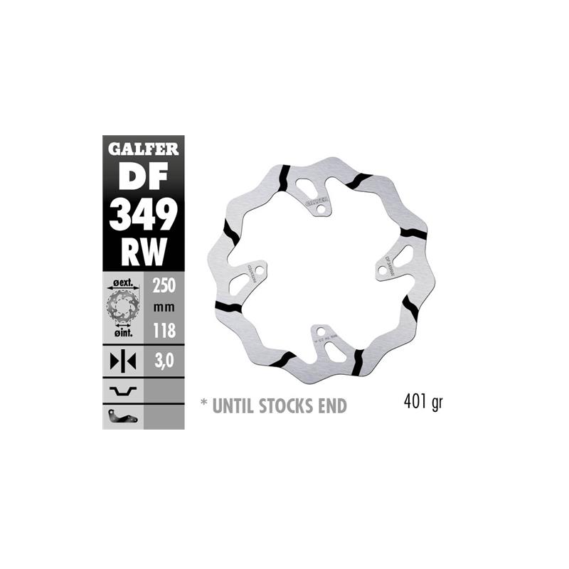 disco freno moto galder wave fijo 250x3mm df349rw