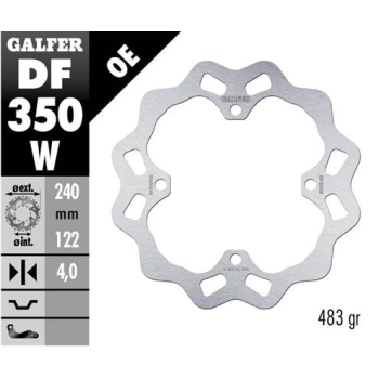 disco freno moto galfer wave fijo 240x4mm df350w