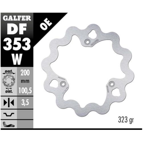 disco freno moto galfer wave fijo 200x3 5mm df353w
