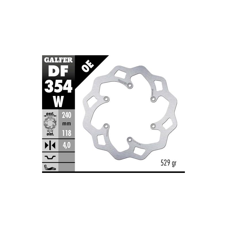 disco freno moto galfer wave fijo 240x4mm df354w