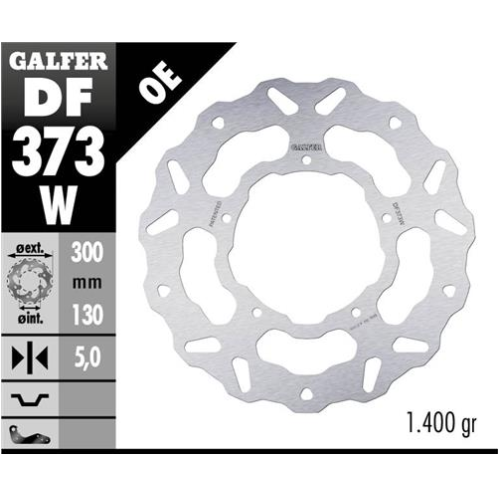 disco freno moto galfer wave fijo 300x5 5mm df373w