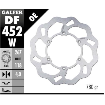 disco freno moto galfer wave fijo 220x4mm df452w