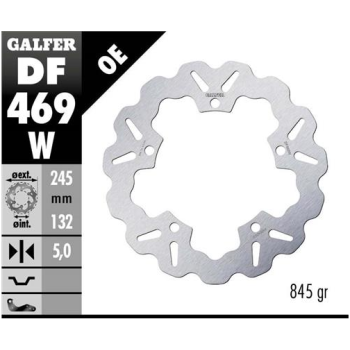 disco freno moto galfer wave fijo 245x5mm df469w