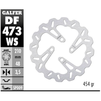 disco freno moto moto galfer wave fijo 210x3 5mm d
