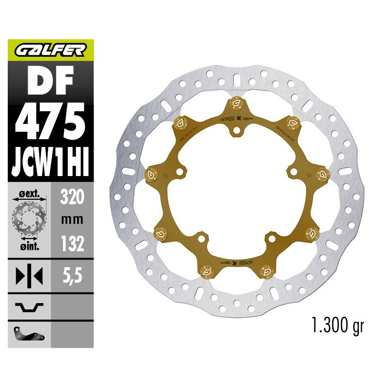 disco de freno delantero galfer df475jcw1hi floatech racing kashima 320x5 5 mm