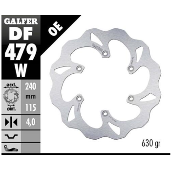 disco freno moto galfer wave fijo 240x4mm df479w