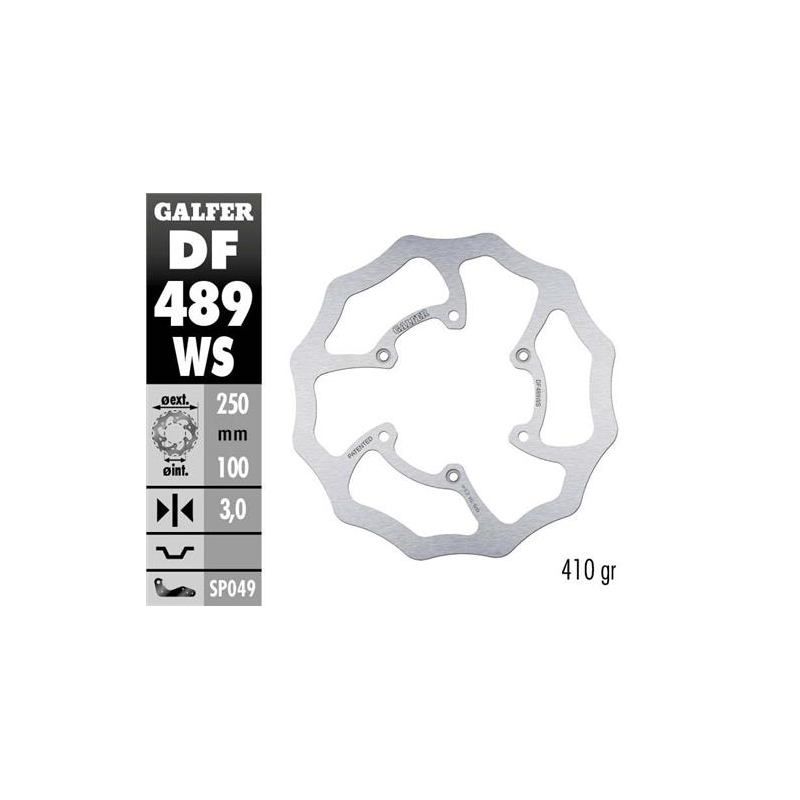disco freno moto moto galfer wave fijo 250x3mm df4