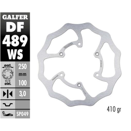 disco freno moto moto galfer wave fijo 250x3mm df4