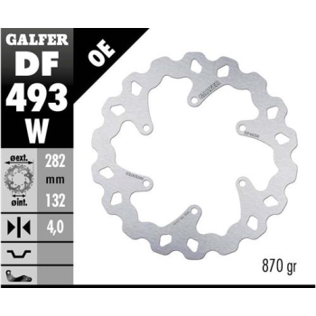 disco freno moto galfer wave fijo 282x4mm df493w
