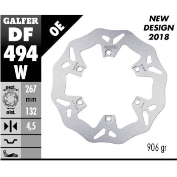 disco freno moto galfer wave fijo 267x4 5mm df494w
