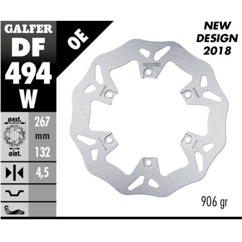 disco freno moto galfer wave fijo 267x4 5mm df494w