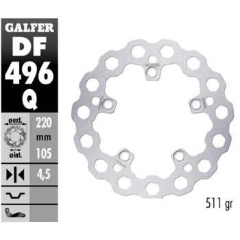 disco freno moto moto fijo galfer qubic 220x4 5mm