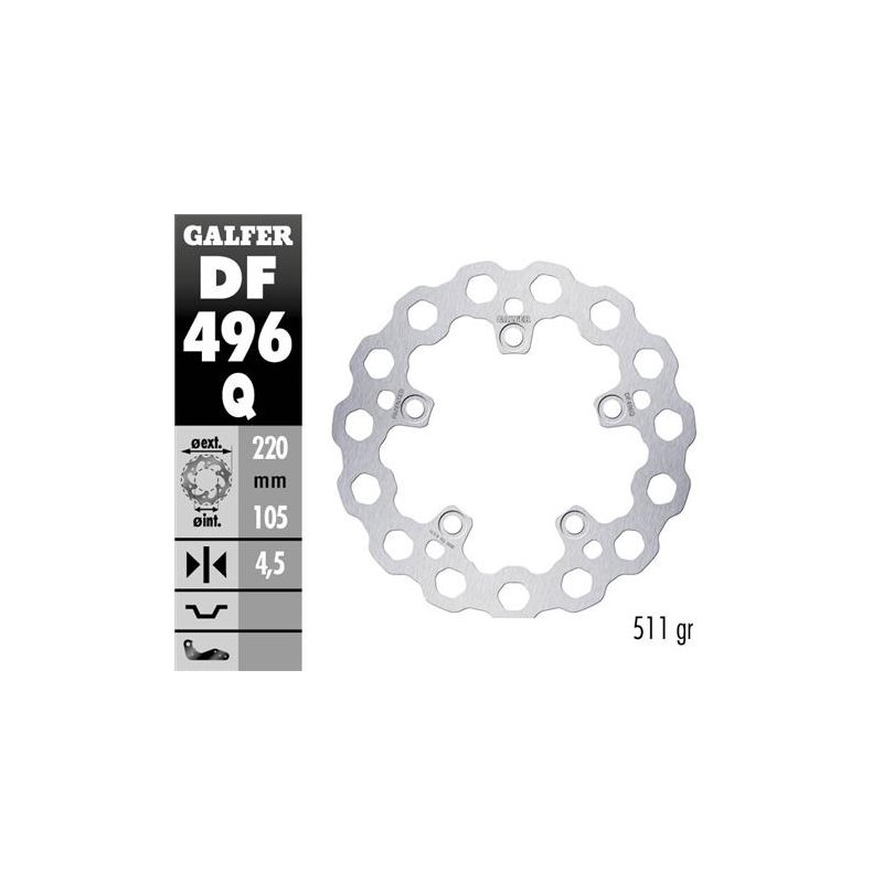 disco freno moto moto fijo galfer qubic 220x4 5mm