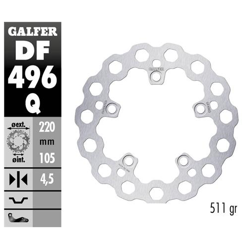 disco freno moto moto fijo galfer qubic 220x4 5mm