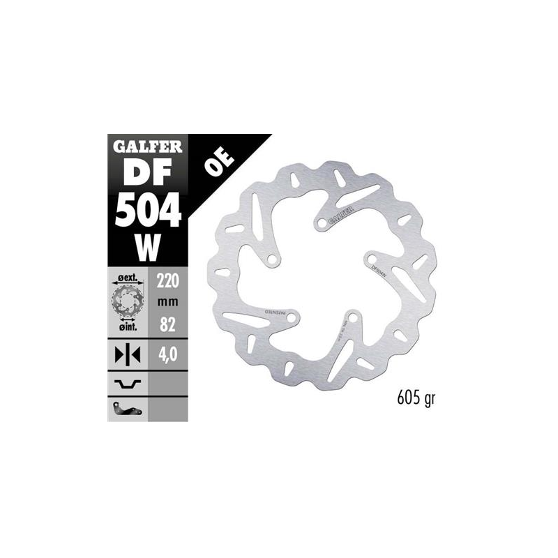 disco freno moto galfer wave fijo 220x4mm df504w