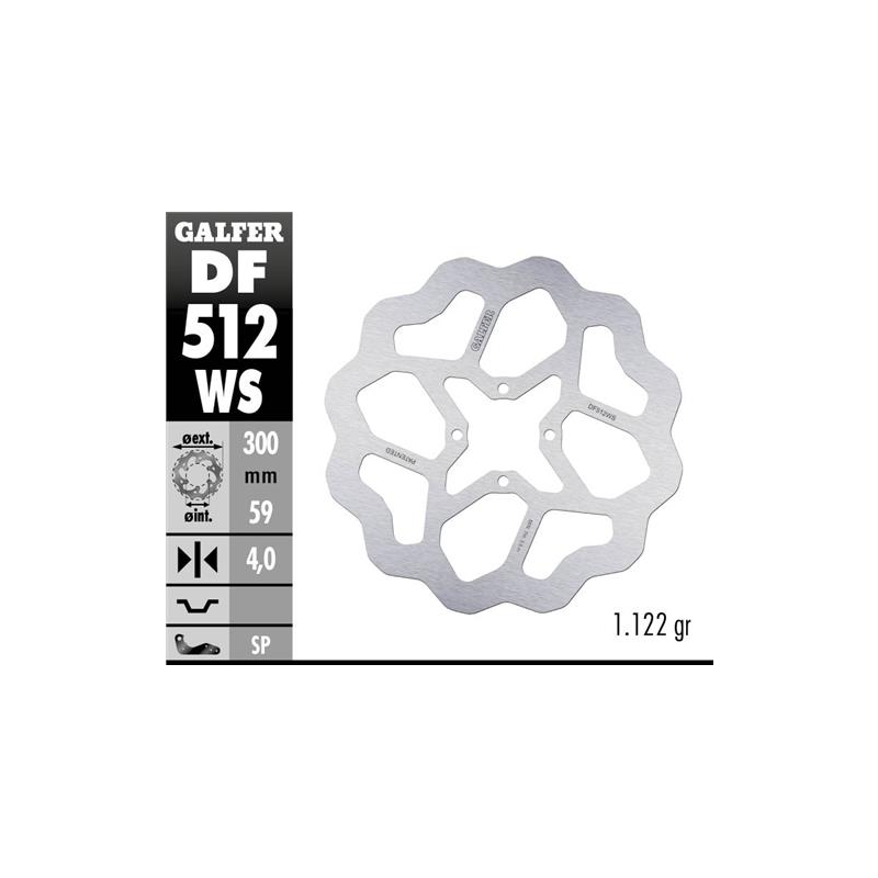 disco freno moto moto galfer wave fijo 300x4mm df5