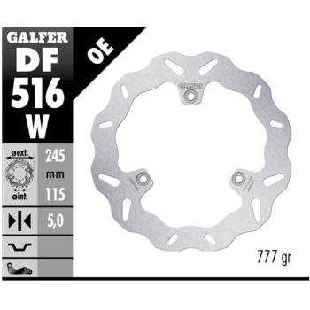 disco freno moto galfer wave fijo 245x5mm df516w