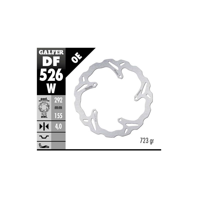 disco freno moto galfer wave fijo 292x4mm df526w