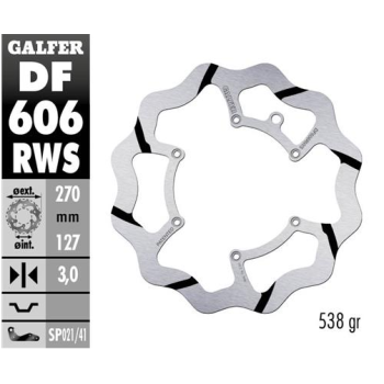 disco freno moto galfer wave fijo 270x3mm df606rws