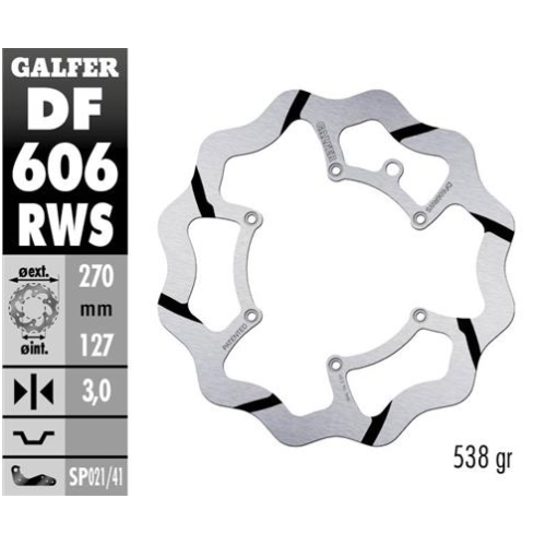 disco freno moto galfer wave fijo 270x3mm df606rws