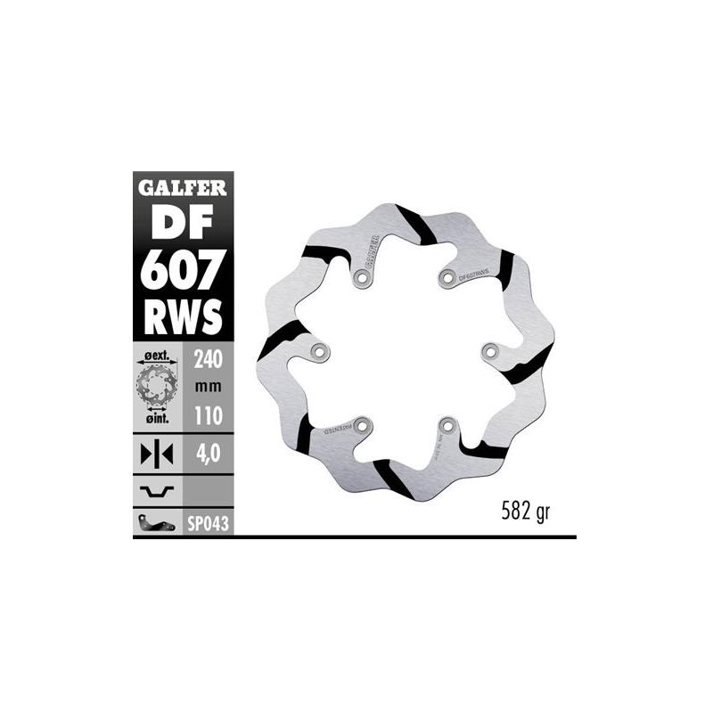 disco freno moto galfer wave fijo 240x4mm df607rws