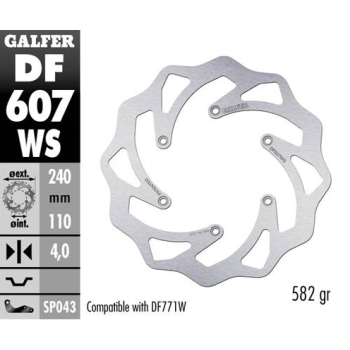 disco freno moto moto galfer wave fijo 240x4mm df6