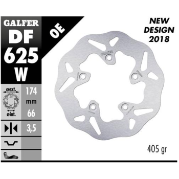 disco freno moto galfer wave fijo 174x3mm df625w