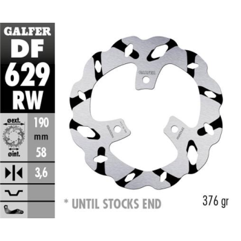 disco freno moto galfer wave fijo 190x3 6mm df629r