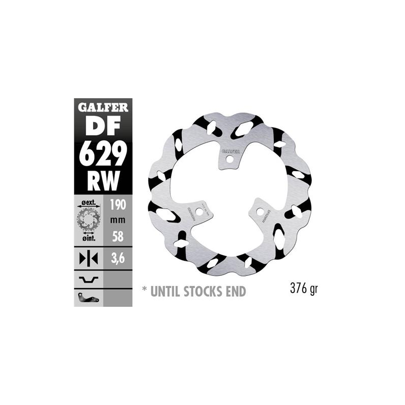 disco freno moto galfer wave fijo 190x3 6mm df629r