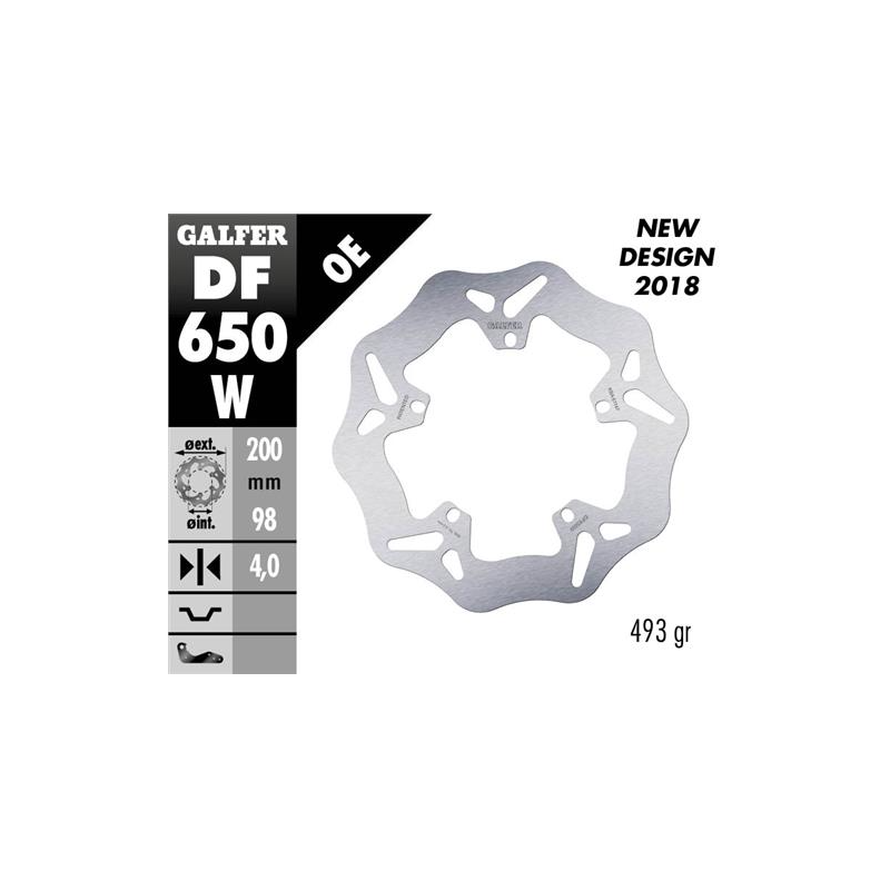 disco freno galfer df650w wave 200x4 mm 5 tornillos o108 5 piaggio hexagon fly delantero