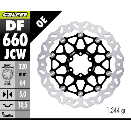 disco de freno delantero galfer df660jcw aprilia rs 660 rsv 1000