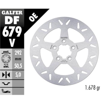 disco freno moto fijo galfer 292x5mm df679v