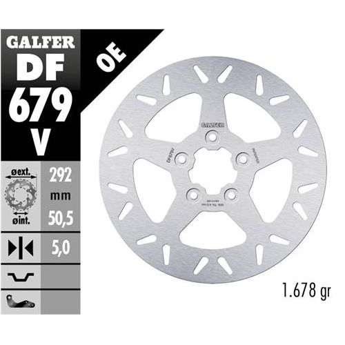 disco freno moto fijo galfer 292x5mm df679v