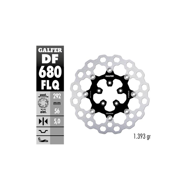 disco freno moto flotante galfer qubic 292x5mm df6